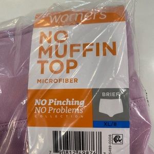 No Muffin Top brief, size 8, new in bag. Pink